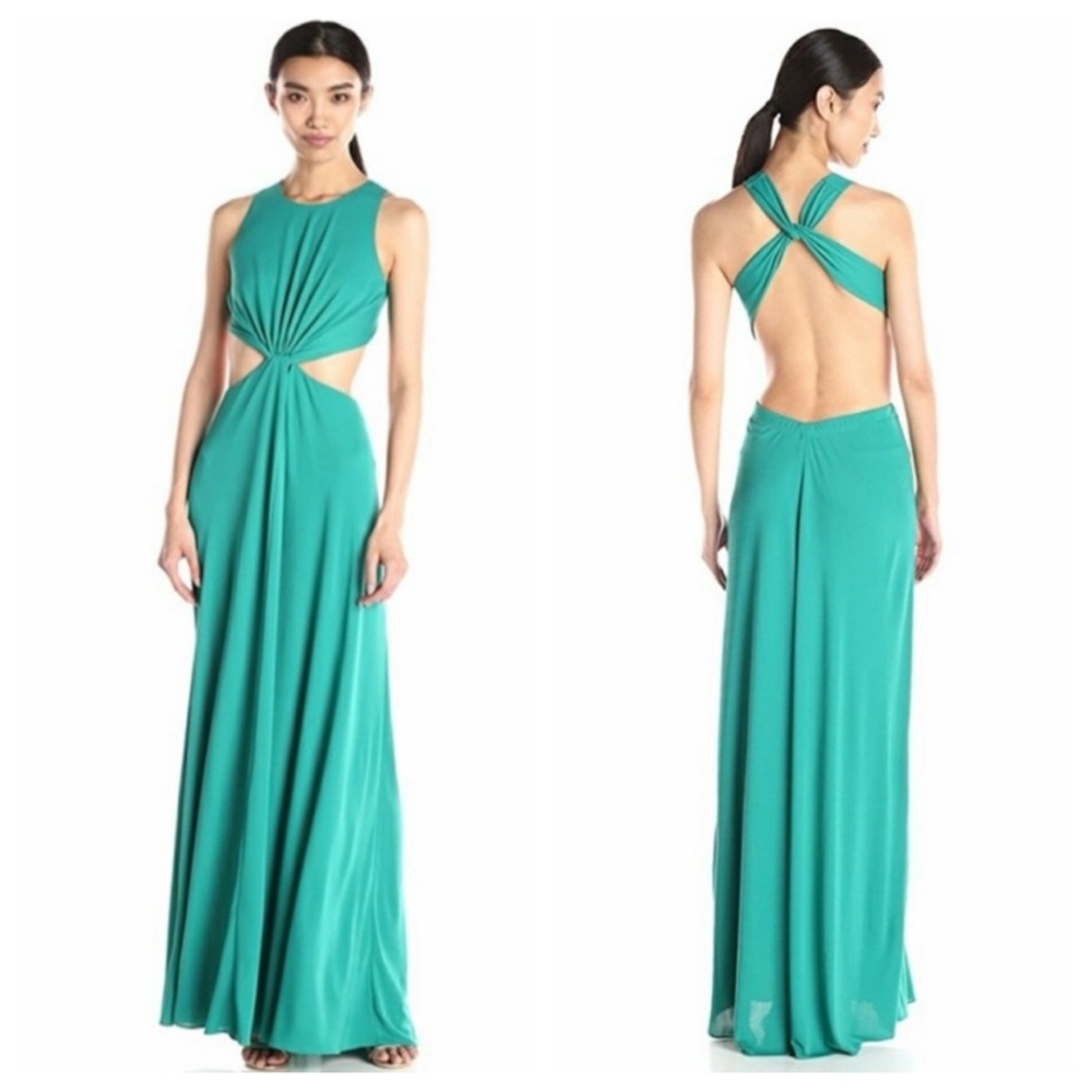 BCBGMaxAzria Olesya Cutout Maxi Dress Small